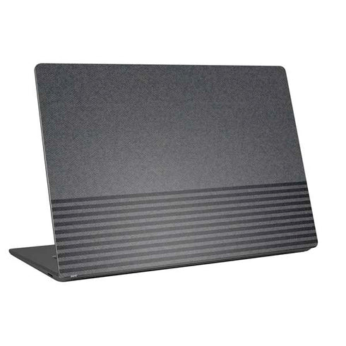 Black and Grey Stripes Universal Laptop 16in (13 x 9.4in) Skin